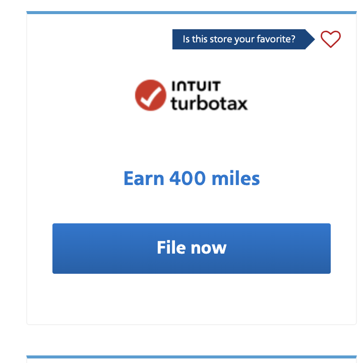 TurboTax AA miles offer